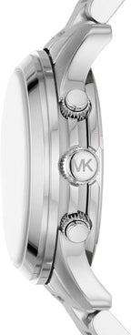 Michael Kors Iconic Runway Chronograph Silver Women's Watch - MK7325