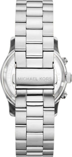 Michael Kors Iconic Runway Chronograph Silver Women's Watch - MK7325