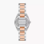 Michael Kors Janelle Silver Dial Two Tone Steel Strap Women's Watch MK7383