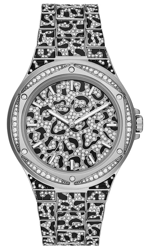 Michael Kors Oversized Lennox Pavé Black and silver pattern Women's Watch - MK7408 Main image