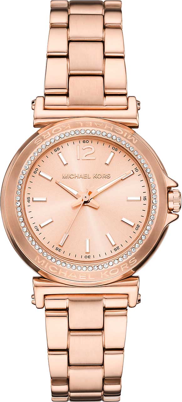 Michael Kors Maren Three-Hand Rose Gold-Tone Women's Watch - MK7491 Hoofdafbeelding