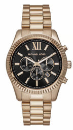Michael Kors Oversized Lexington Rose Gold-Tone Men's Watch - MK9155