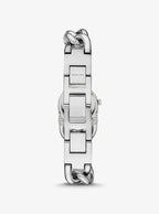 Michael Kors Petite Pavé Silver Chain Link Ladies Watch - MKO1068