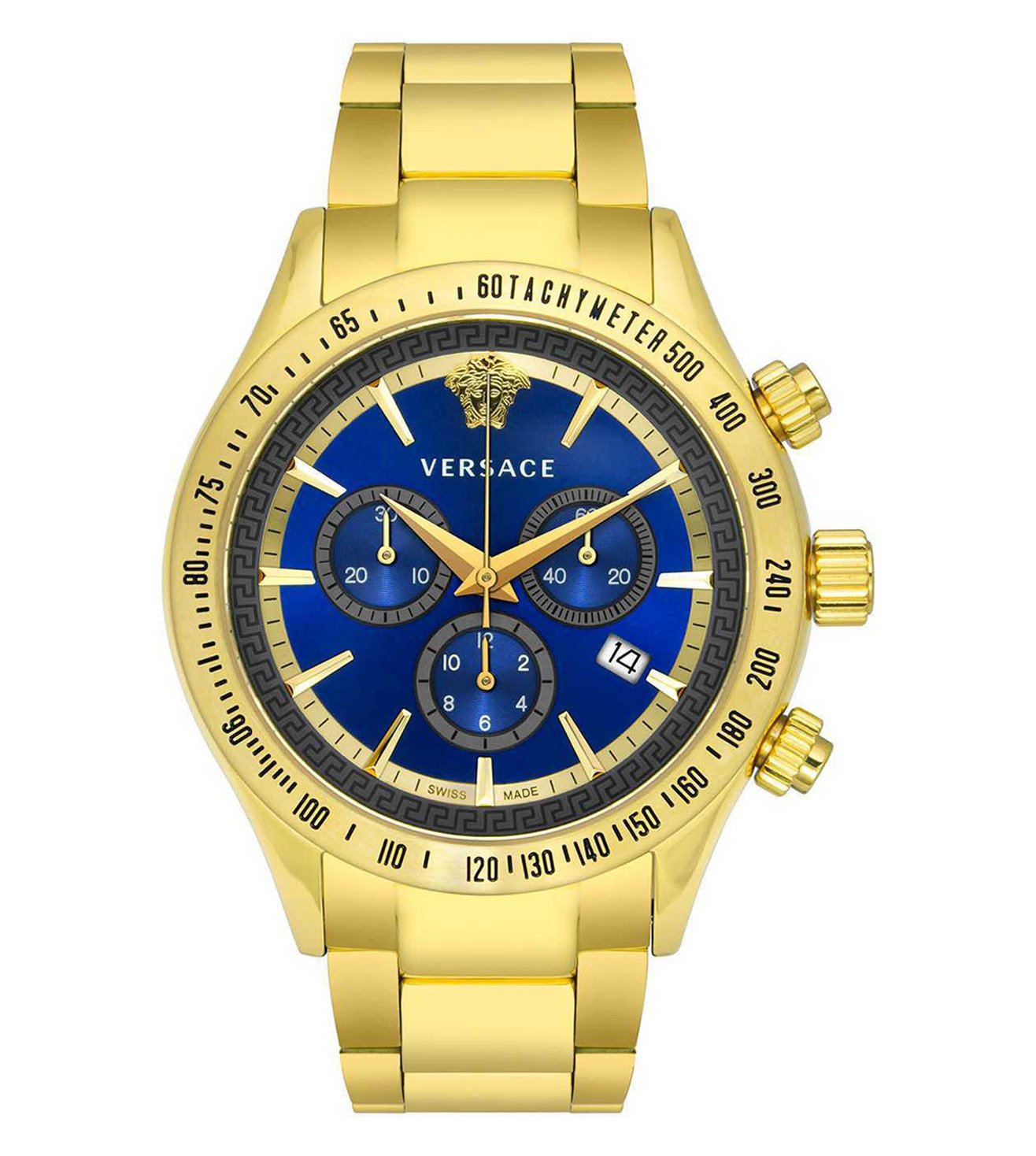 Versace Chronograph Classic Blue Dial Men's Watch - VEV700619 Main image