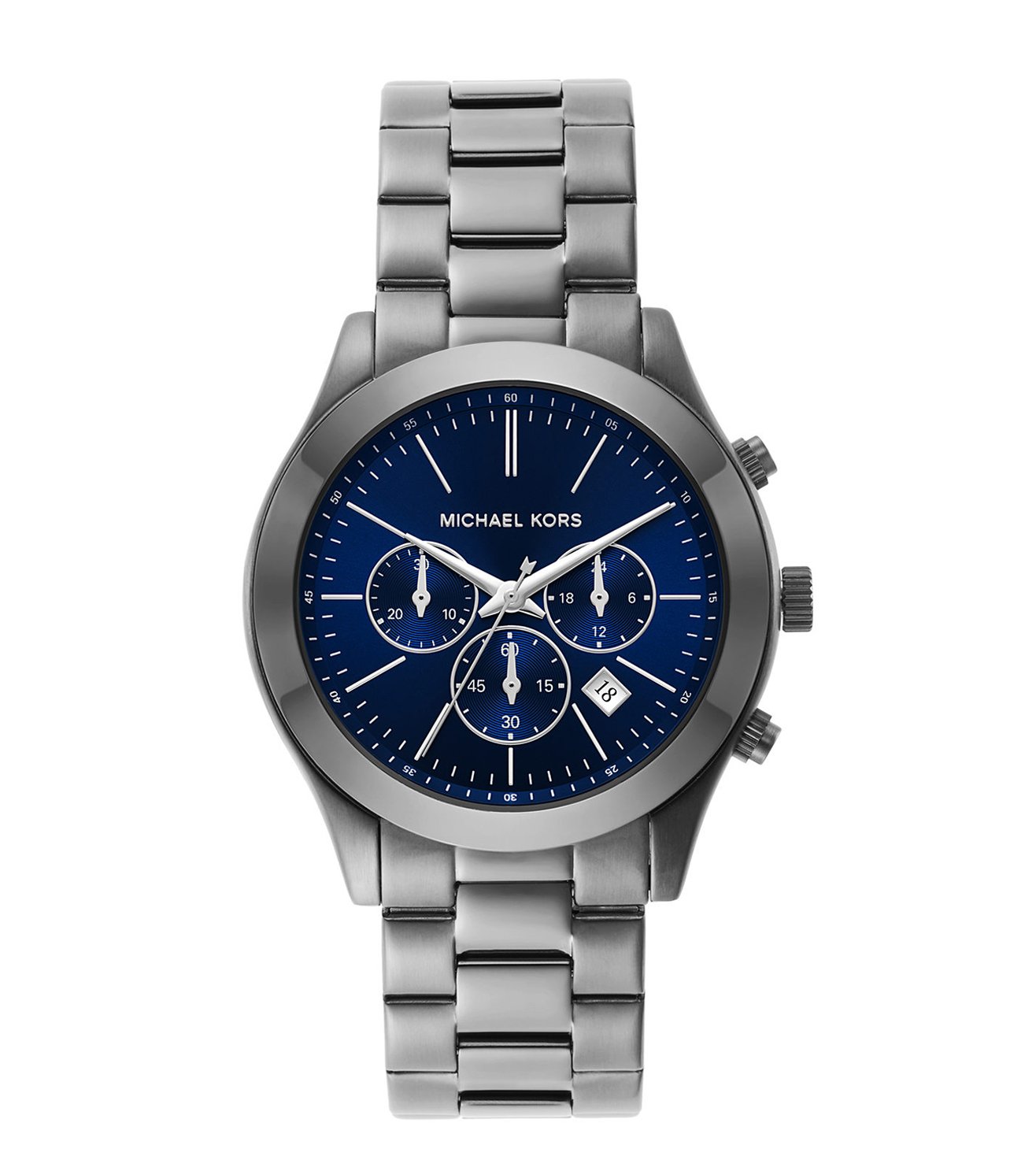 Michael Kors Slim Runway Chronograph gunmetal-tone Men's Watch - MK8987 Main image