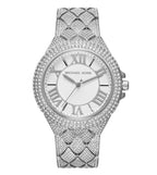 Michael Kors Camille Pavé White Dial Silver Women's Watch - MK4803