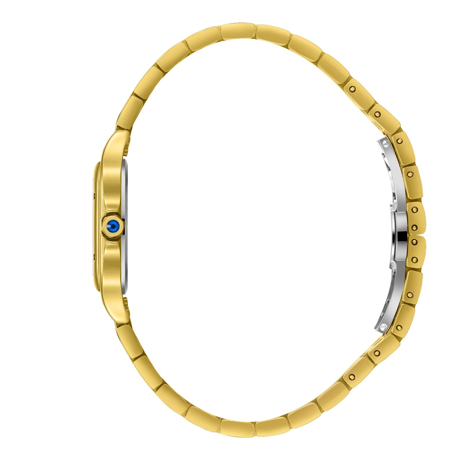 Beverly Hills Polo Club Roman Numeral All Gold Square Watch BP3755C.130