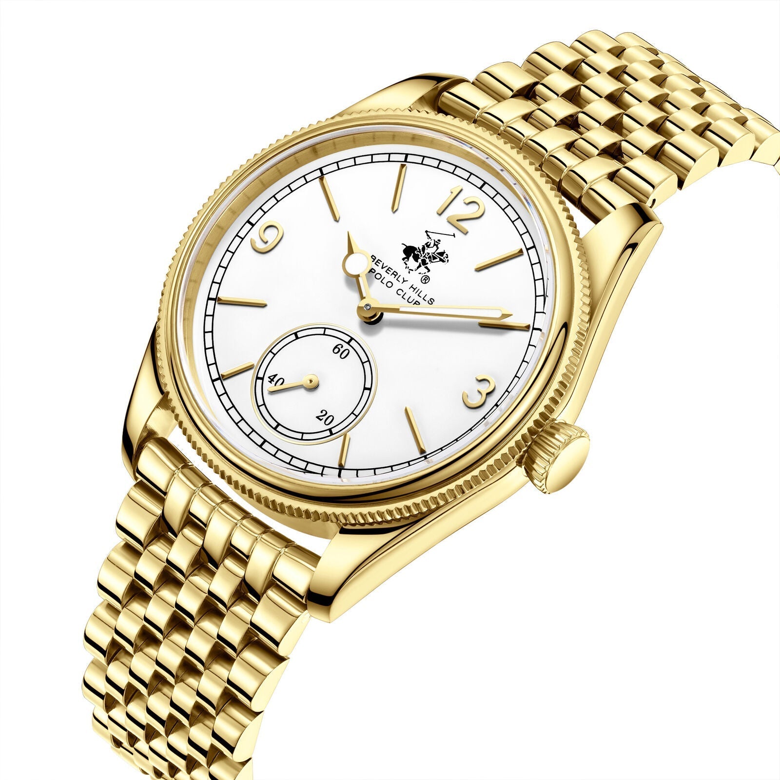 Beverly Hills Polo Club White Dial All Gold Watch BP3890X.130 Secondary image