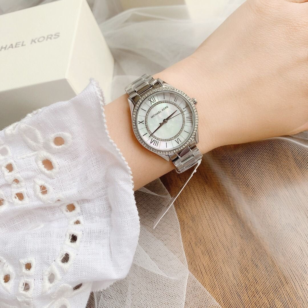 Michael Kors Lauryn Silver-Tone Women's Watch - MK4510 Secundaire afbeelding