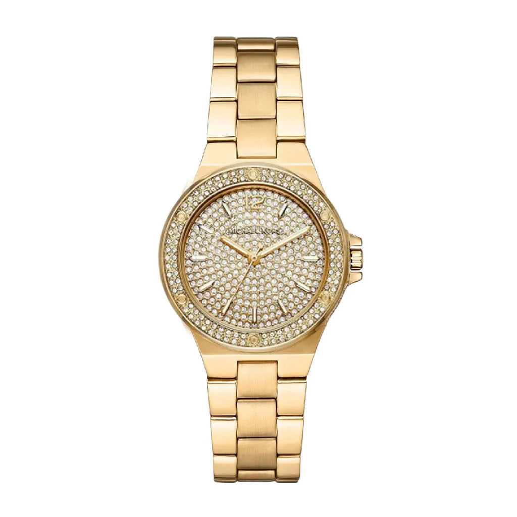 Michael Kors Lennox Three-Hand Gold Women's Watch - MK7289