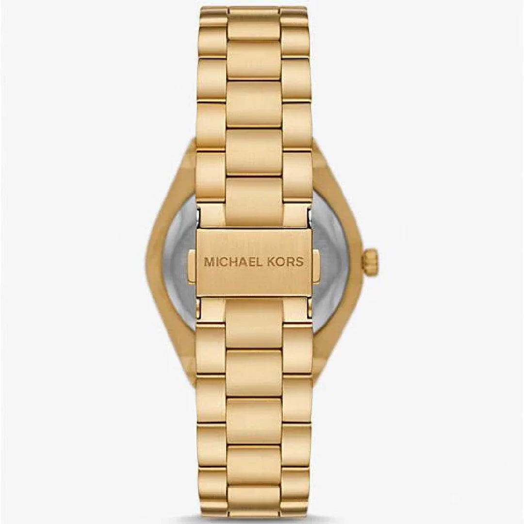 Michael Kors Lennox dameshorloge met drie wijzers, goudkleurig - MK7289 Secundaire afbeelding