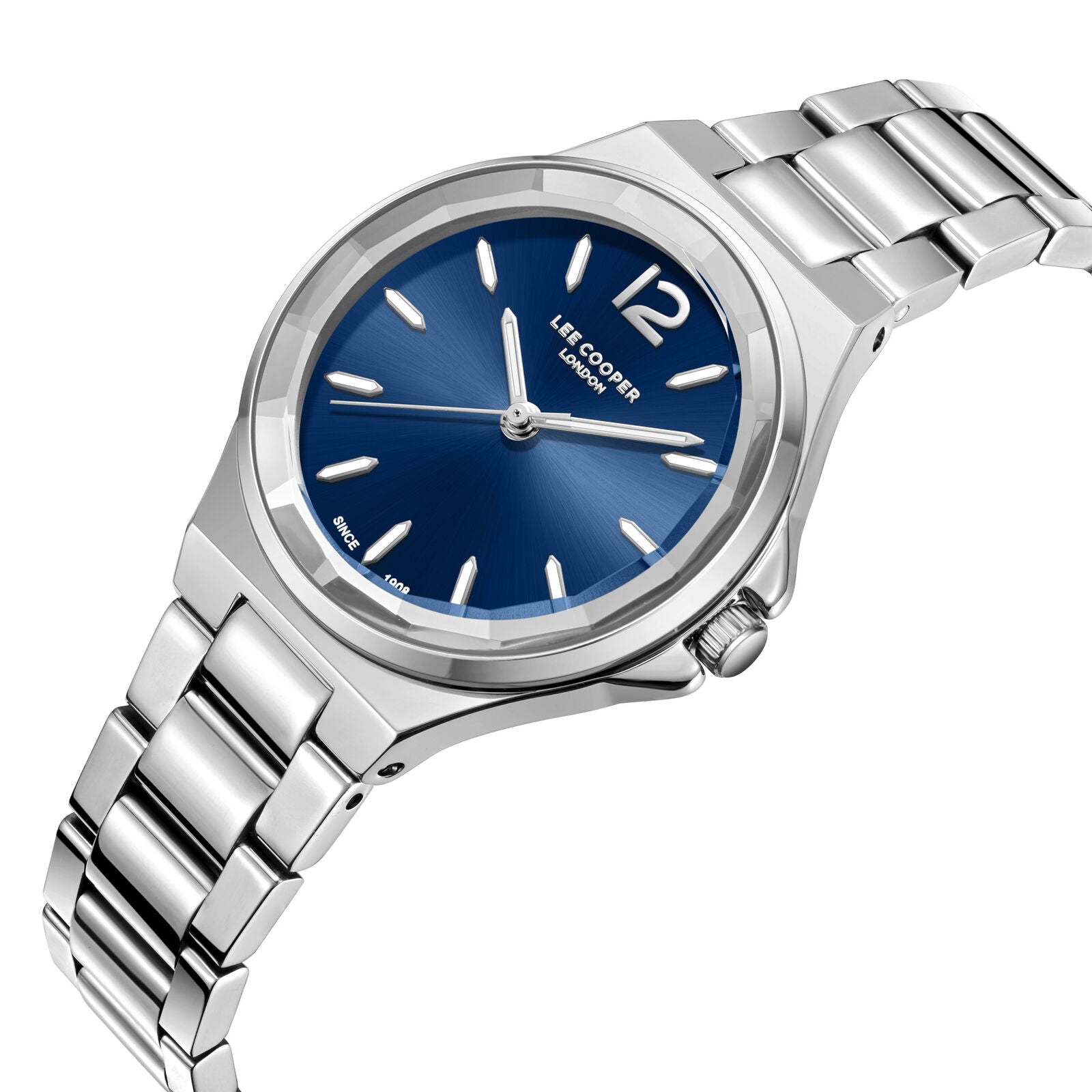 Lee Cooper Casual Classic Blue Dial Silver Watch - LC08286.390 Secundaire afbeelding