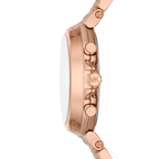 Michael Kors Oversized Maren Chronograph Rose Gold-Tone Women's Watch - MK7494