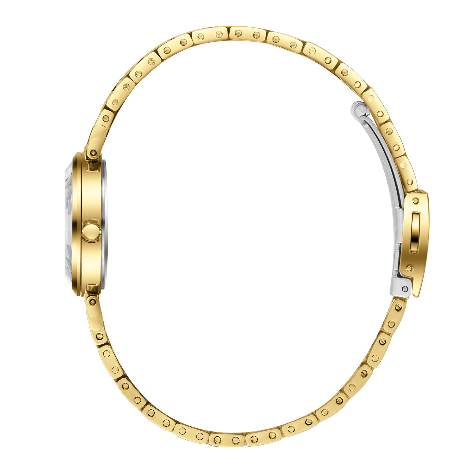 Lee Cooper Elegance Silver Dial Gold Watch - LC08270.130