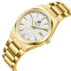Beverly Hills Polo Club Mother Pearl Gold Date Watch BP3851X.120