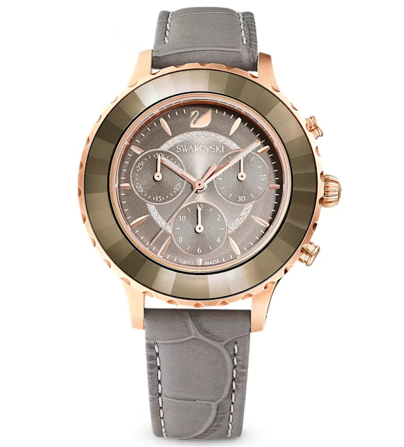 Swarovski Stella Flower Motif Starry Dial Rose Gold Tone Women's Watch 5452495 Main image
