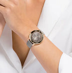 Swarovski Stella Flower Motif Starry Dial Rose Gold Tone Women's Watch 5452495