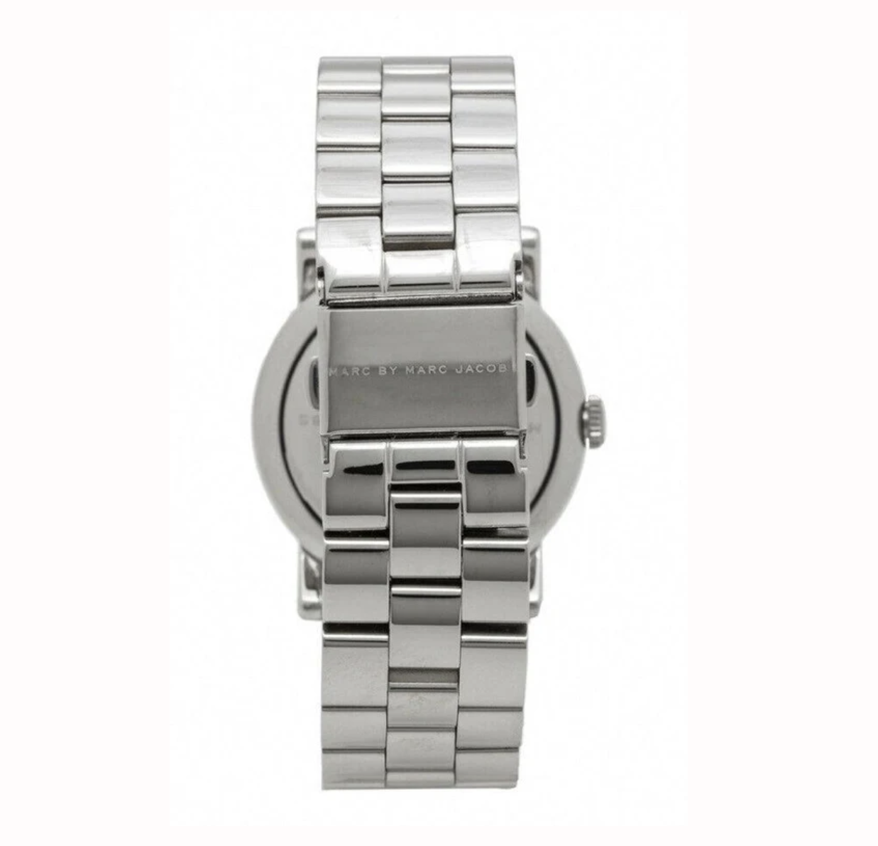 Marc By Marc Jacobs Amy Maroon Dial Orange Markers Silver Watch MBM3333 Secondary image