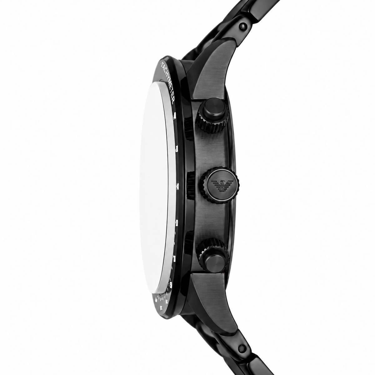 Emporio Armani 43mm Green Dial Black-Tone Chronograph Men's Watch AR11472