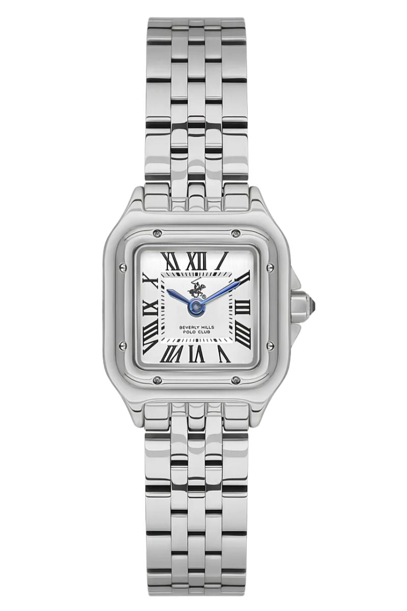 Beverly Hills Polo Club 22mm Silver-Tone Women's Watch BP3600C.331