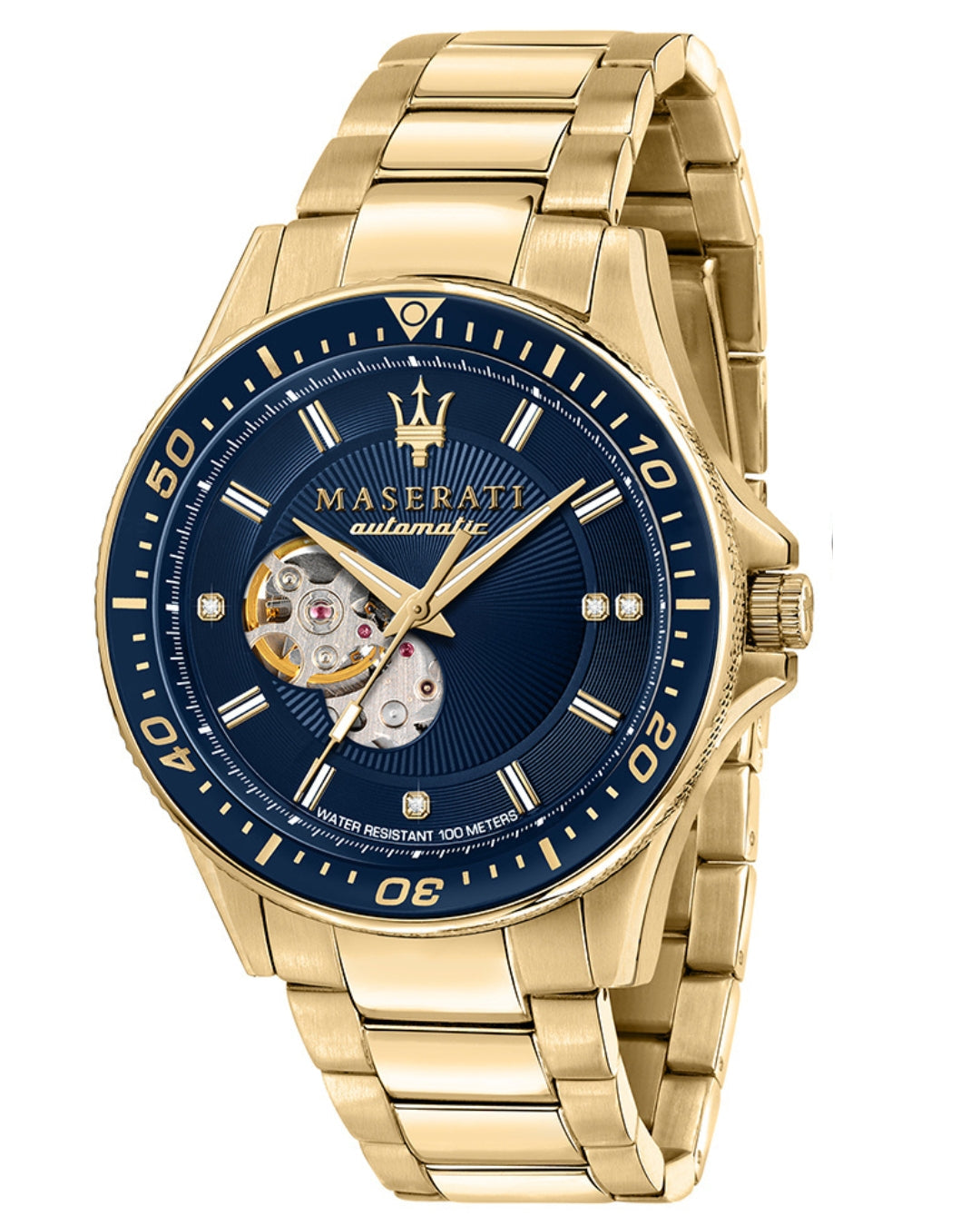 Maserati Sfida Automatic Diamond Men's Watch R8823140004 Hoofdafbeelding