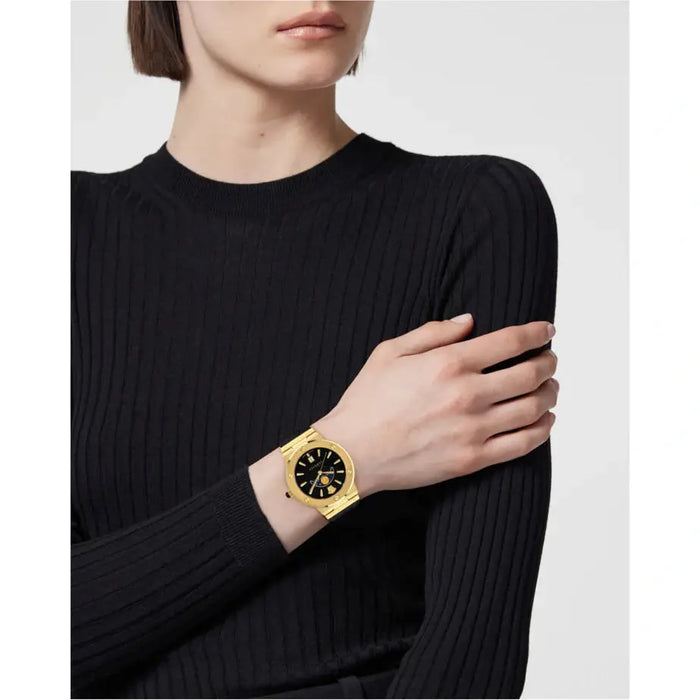 Versace Greca Logo Moonphase Gold Watch - VE7G00123 Secundaire afbeelding