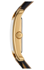 Michael Kors Monroe Gold-Tone and Leopard Print Calf Hair Women's Watch - MKO1115