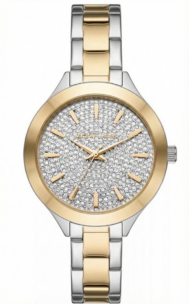 Michael Kors Silver Metal Watch MKO1118 Hoofdafbeelding