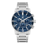 Beverly Hills Polo Club Multifunction Blue Dial Silver Date Watch BP3869X.390