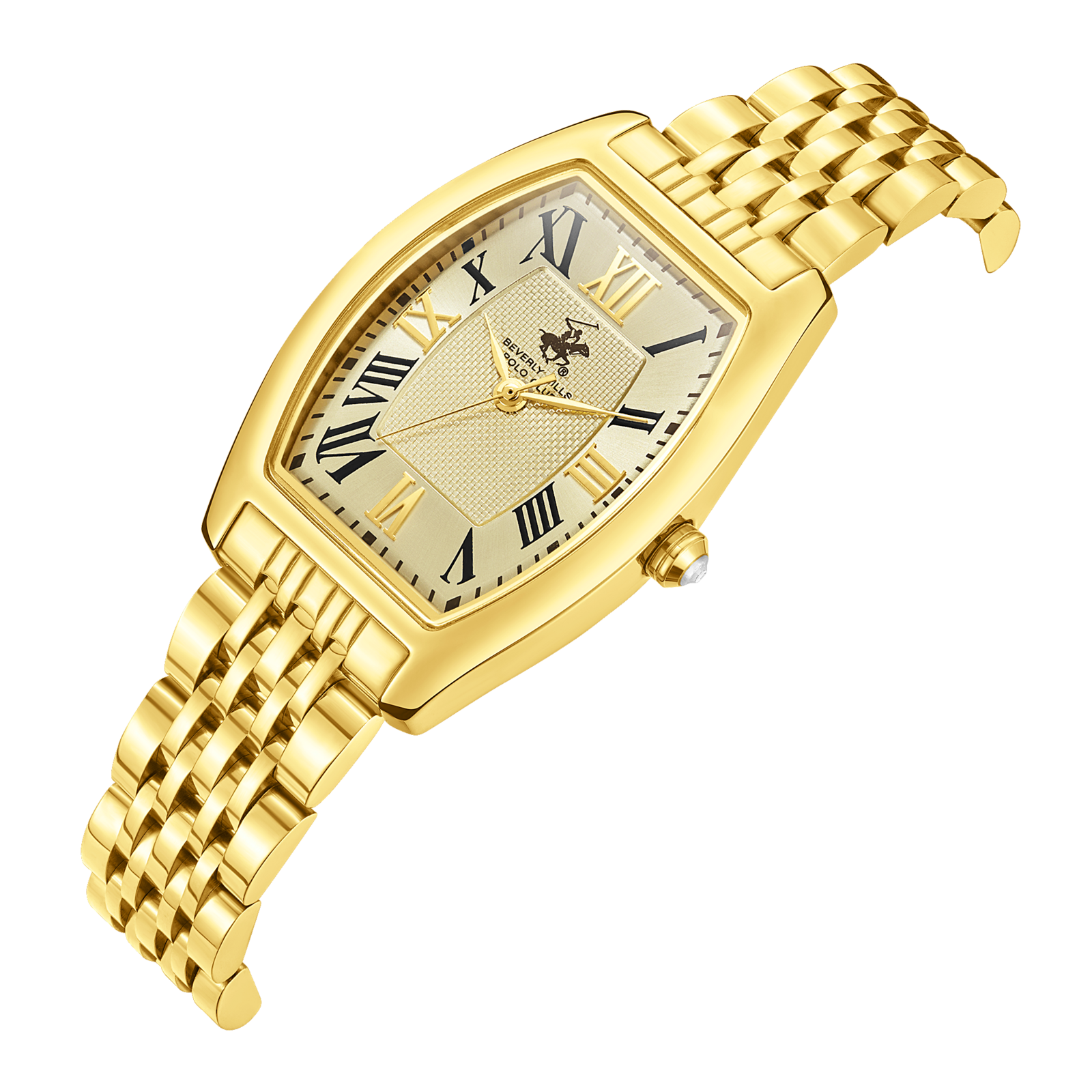 Beverly Hills Polo Club All Gold Tonneau Watch BP3716X.170 Secondary image