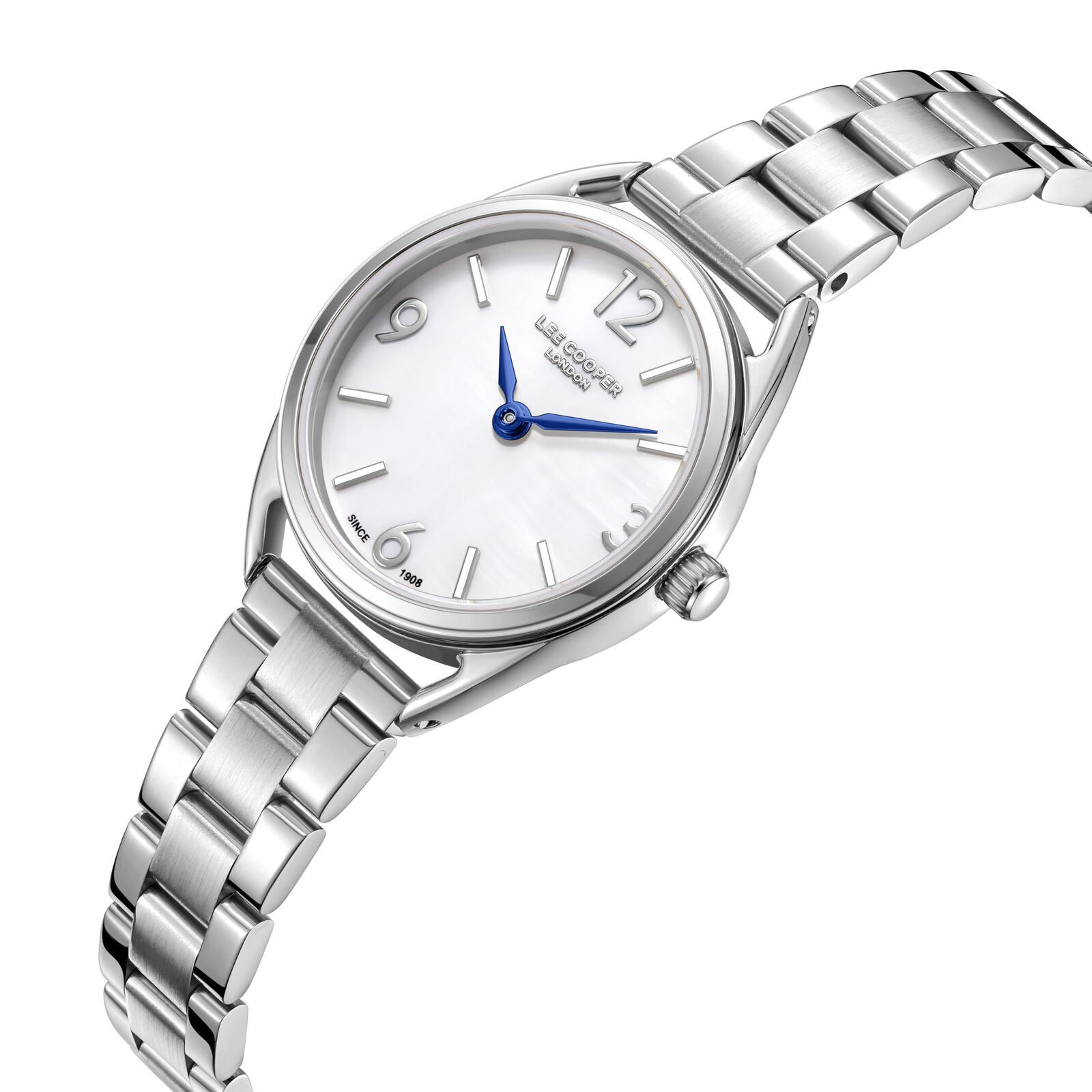Lee Cooper Nayla White MOP Dial Silver Watch - LC08265.320 Secundaire afbeelding