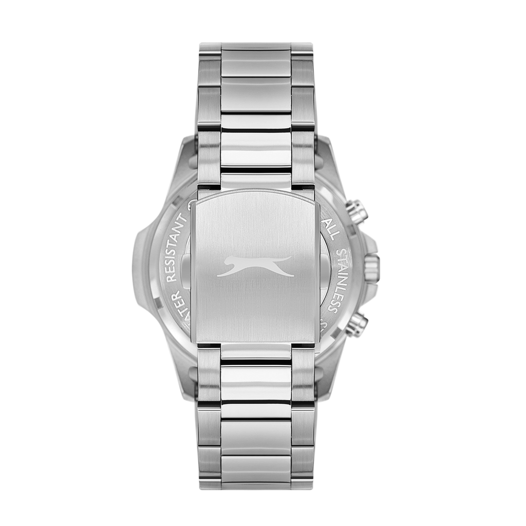 Slazenger Sporty Multifuntion Green Dial Silver Watch - SL.09.2456.2.04