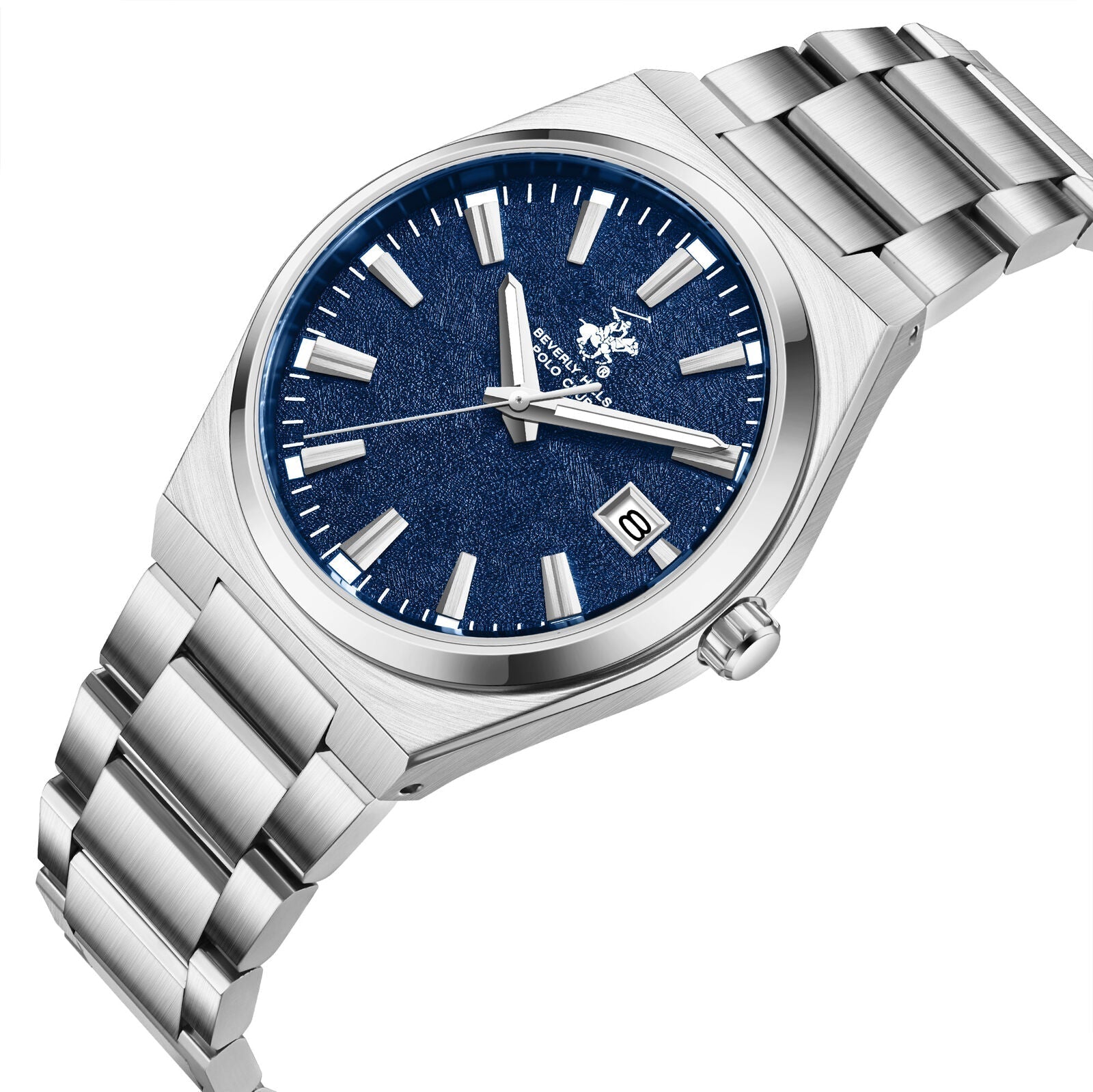 Beverly Hills Polo Club Blue Dial Silver Date Watch BP3851X.390 Secondary image
