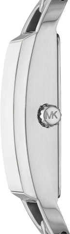 Michael Kors Mini Empire Rectangular Silver Women's Watch - MK7407