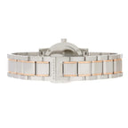 Burberry The City Check Stamped Silver Dial Two Tone Rose Gold Watch BU9205