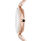 Emporio Armani Arianna Black MOP Dial Rose gold Women's Watch - AR11197