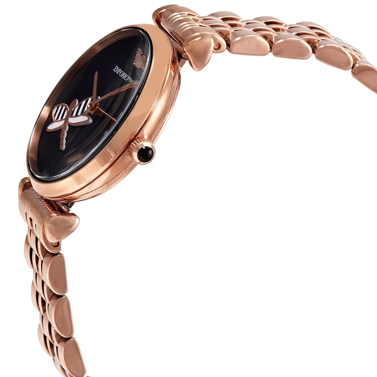 Emporio Armani Gianni T-Bar Rose Gold Women's Watch - AR11206 Secundaire afbeelding