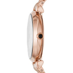 Emporio Armani Gianni T-Bar Rose Gold Women's Watch - AR11206