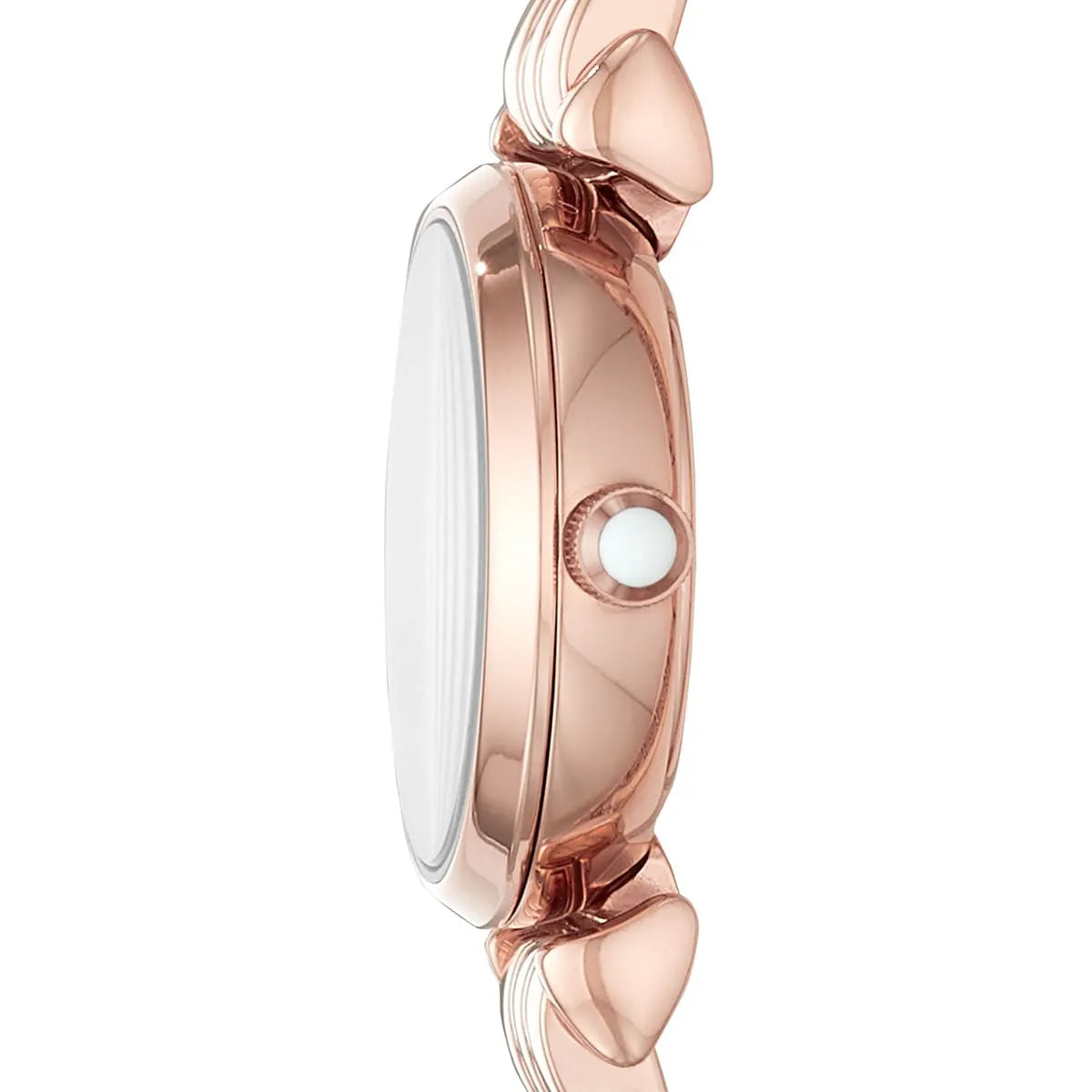 Emporio Armani Gianni T-Bar Quartz Rose Gold Women's Watch - AR11266 Secundaire afbeelding