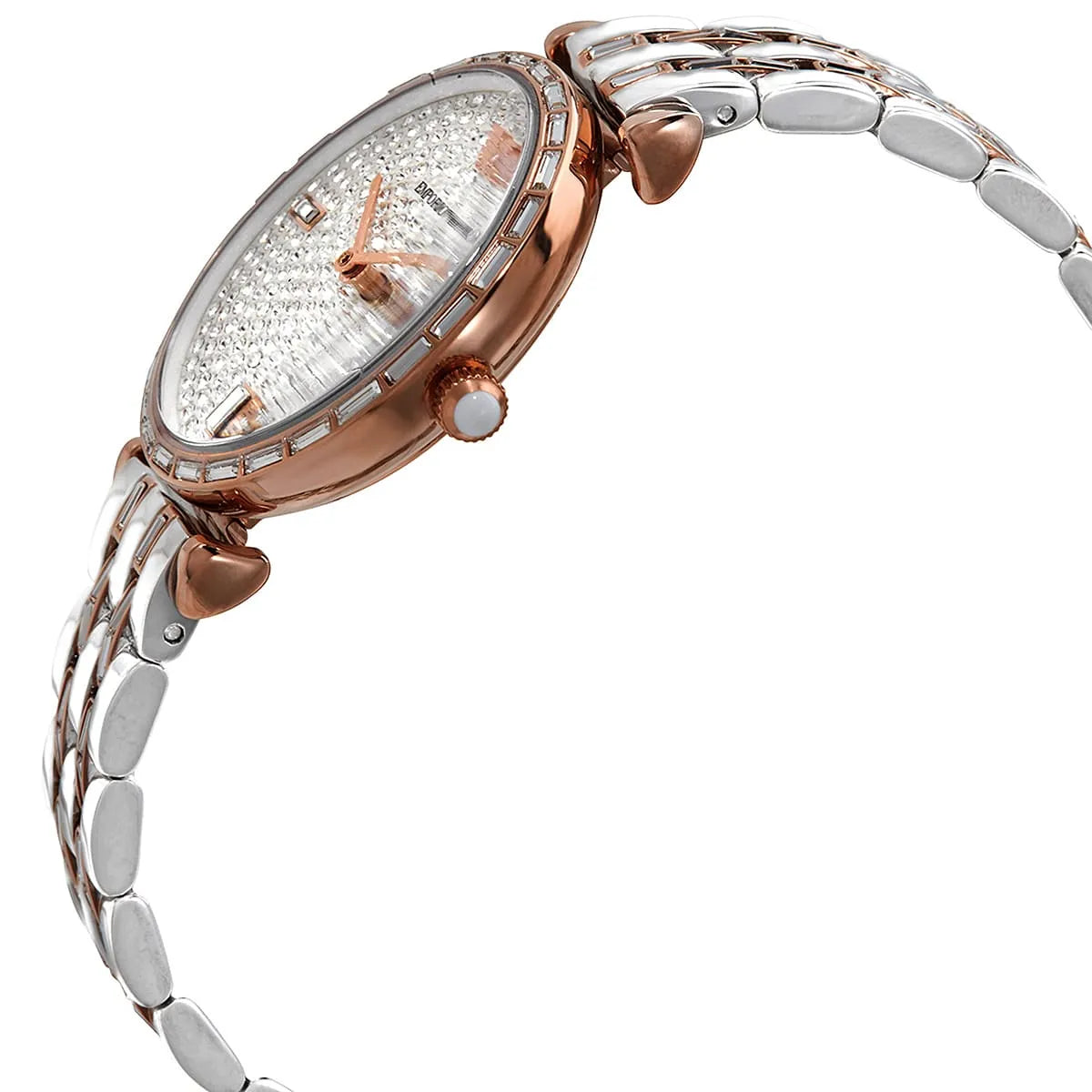 Emporio Armani Gianni T-Bar Quartz Silver Dial Women's Watch - AR11293 Secundaire afbeelding