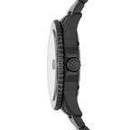 Watch Diver Diver Grey Sunray date window Dial Black PVD Men's Watch - AR11398