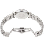 Emporio Armani Gianni T-Bar Sunray Silver Crystal Silver Women's Watch - AR11445
