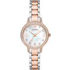 Emporio Armani Cleo White MOP Dial Two-tone Women's Watch - AR11499