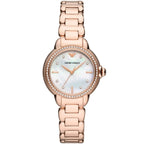 Emporio Armani Mia White MOP Dial Rose-gold Women's Watch - AR11523