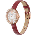 Emporio Armani Rosa Two-Hand Genuine Red Leather Ladies Watch - AR11532