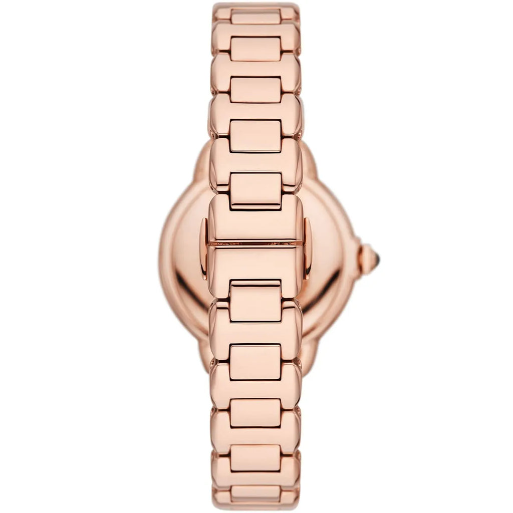 Emporio Armani Mia Brown Dial Rose Gold Women's Watch - AR11570