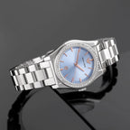 Emporio Armani Federica Blue Dial Silver Women's Watch - AR11593