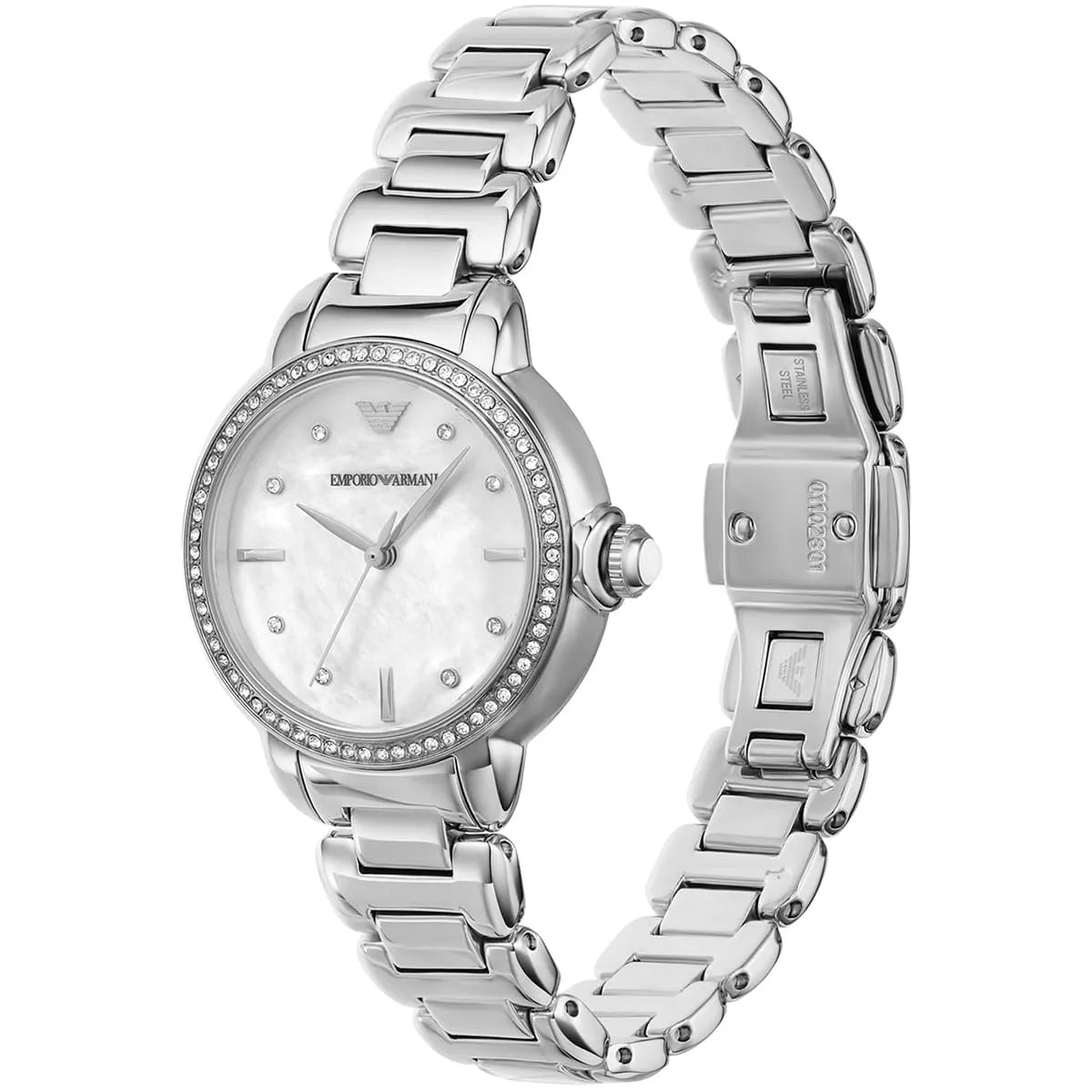 Emporio Armani Mia White MOP Silver Men's Watch - AR11596 Secundaire afbeelding