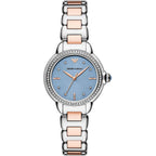 Emporio Armani Mia Blue Sunray Dial Two-tone Women's Watch - AR11597