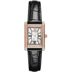 Emporio Armani Genni Black Leather Women's Watch - AR11624